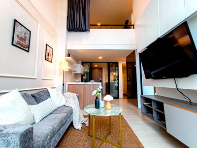 Condos for rent : Condo for rent, Knightsbridge Phahonyothin-Interchange Building B, 14th floor, Duplex, 50 sq m, near Tesco Lotus Laksi.