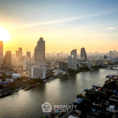คอนโดให้เช่า : คอนโด 2 ห้องนอน ชั้น 47 ขนาด 96 ตร.ม. Magnolias Waterfront Residences ใกล้ BTS สะพานตากสิน (ID 3141250)