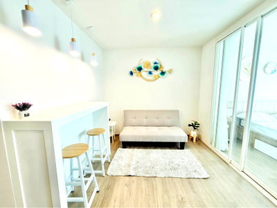 คอนโดให้เช่า : ว่างพร้อมอยู่! รีเจ้นท์โฮม บางนา. 1นอน 28ตร.ม. Line id: @pfagent