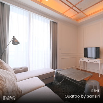 Rental Condo 💙 Quattro by Sansiri, 2BR 85 sq.m. 63K 💫 Beautiful High Floor Unit with Open View, Near BTS Thong Lo