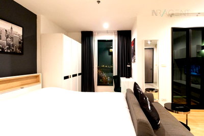 Condos for rent : 🔺 For Rent Condo THE BASE RAMA 9 - RAMKHAMHAENG Building 1, Floor 18,Studio, Room size 26.00 sqm