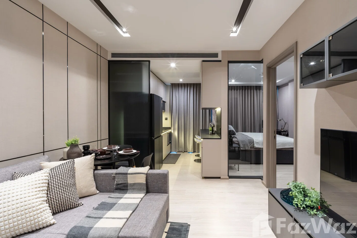 รูป คอนโดให้เช่า 1 ห้องนอน ในโครงการ เดอะรูม สุขุมวิท 38 6613596 - รูปที่ 4/8