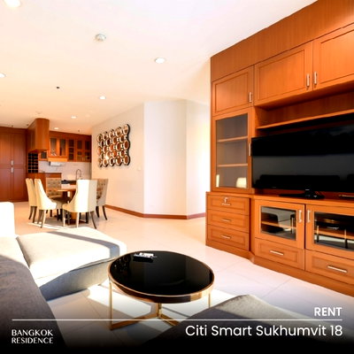 Condos for rent : Rental Condo 🌃 Citi Smart Condo, 3BR 117 sq.m. 65K 🌟 Spacious Unit at a Special Price, Near BTS Asoke 