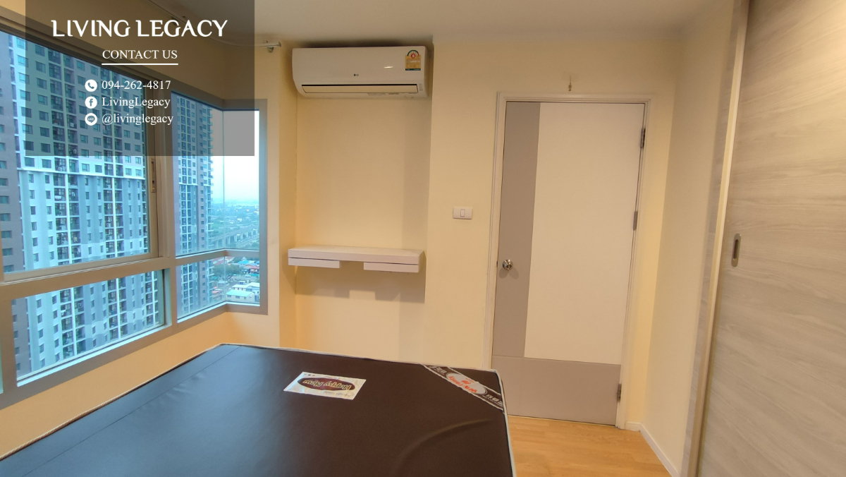 รูป LT48W1LC เช่าด่วน คอนโด Lumpini Place Srinakarin - Huamark Station 1 นอน 32 ตร.ม. ชั้น 25 | 12,000 บาท/เดือน | LINE: @livinglegacy - รูปที่ 3/15
