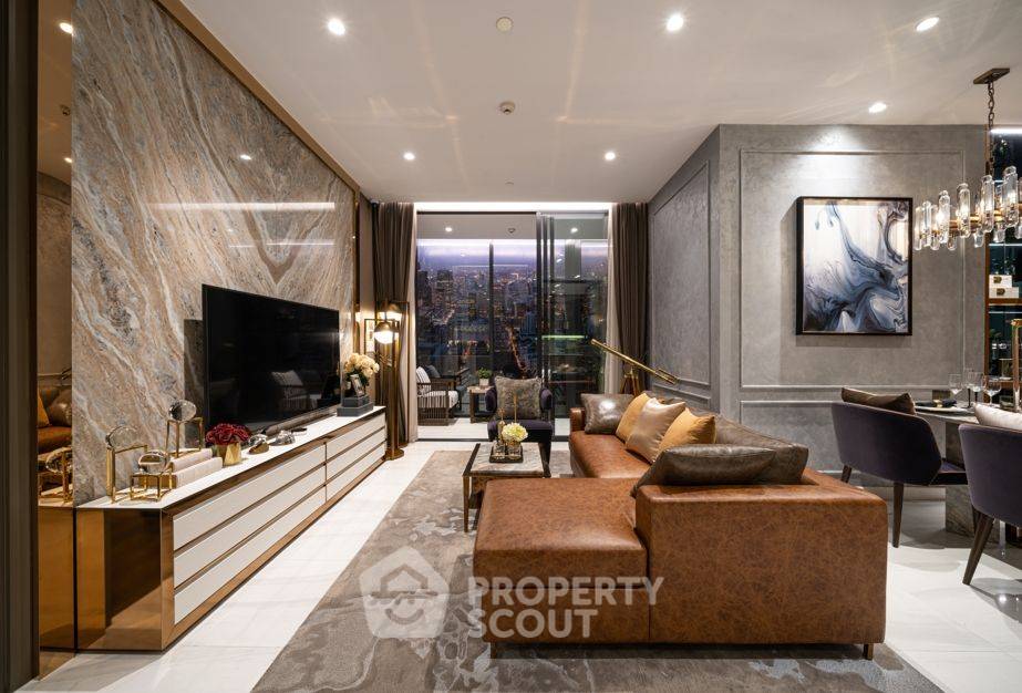 picture 2-BR Condo, 71 Sqm High-Floor at Supalai Icon Sathorn Near MRT Silom (ID 1436792) - 3/7
