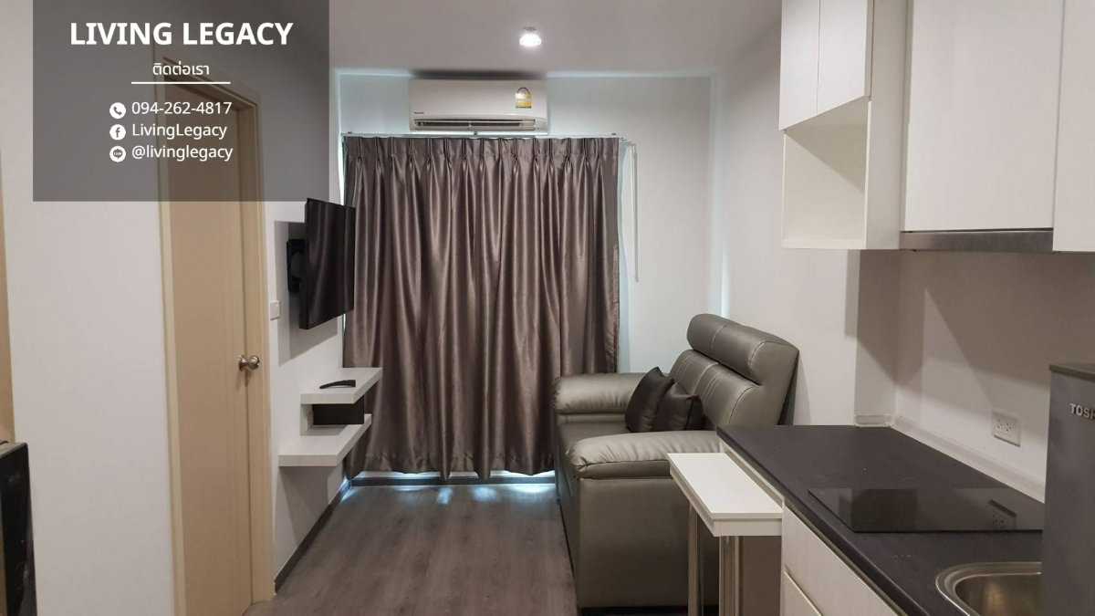 รูป TIYVBT เช่าด่วน คอนโด Ideo New Rama 9 26 ตร.ม. | ชั้น 14 | 1 นอน 1 น้ำ | 13,000 บาท/เดือน | LINE: @livinglegacy - รูปที่ 4/12