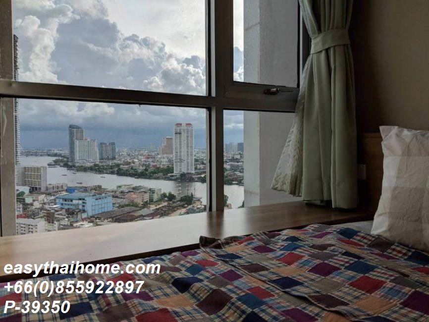 รูป P-39350 เช่าห้องสวย มีอ่างอาบน้ำ + เครื่องใช้ไฟฟ้าจัดเต็ม ริทึ่ม สาทร ชั้น 25 ขนาด 66 ตรม.  ใกล้ BTS สุรศักดิ์ Line ID: @easythaihome 085-592-2897 - รูปที่ 8/10
