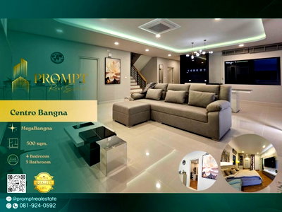 Houses for rent Samut Prakarn : CD03886 - Centro Bangna : MegaBangna