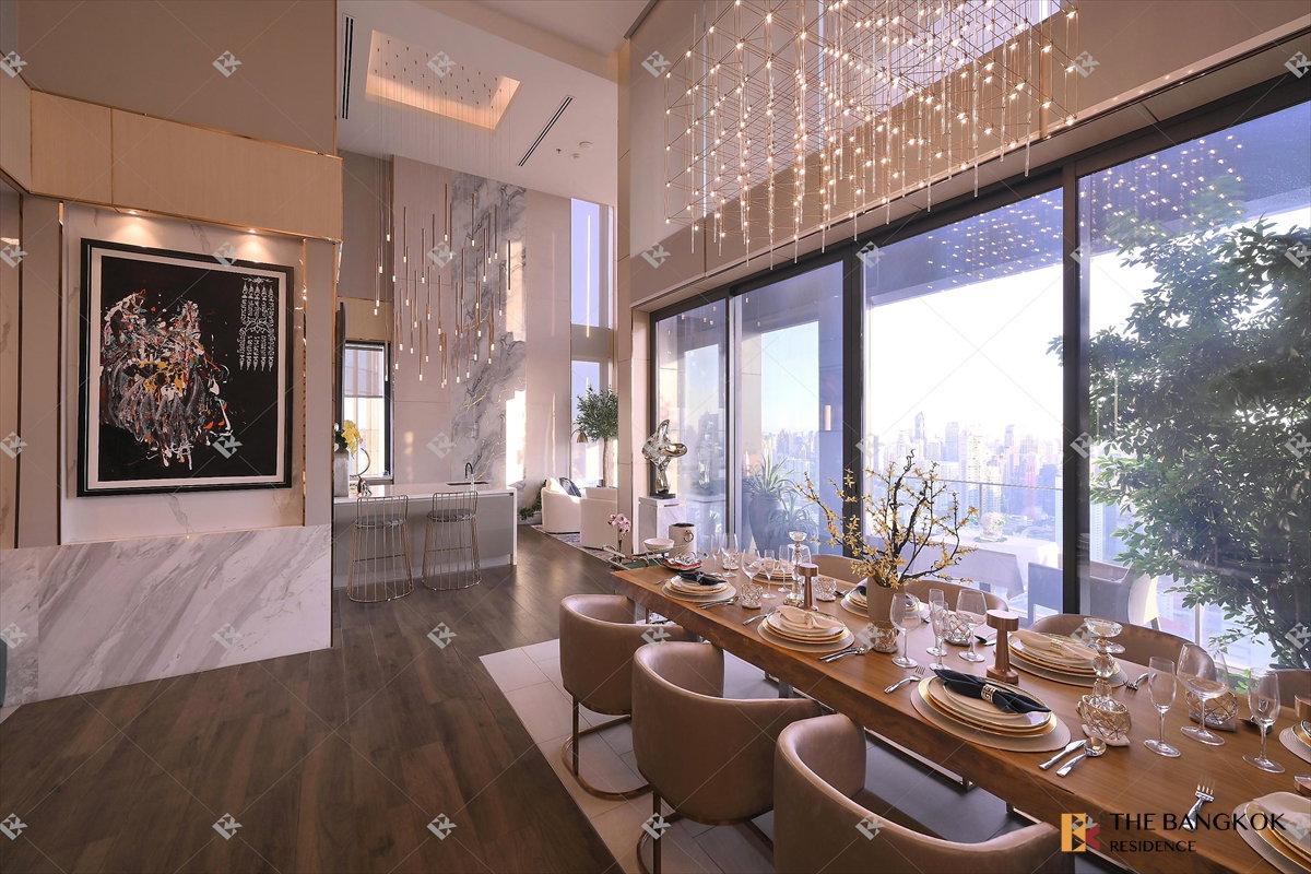 รูป 🌆 Iconic High-Floor Penthouse at The Esse at Singha Complex  - รูปที่ 1/30