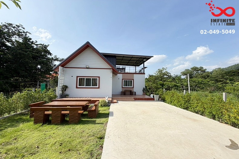 รูป ขายบ้านเดี่ยว 1 ชั้น 50 ตร.ว. สไตล์รีสอร์ท ตำบลเขาเพิ่ม อำเภอบ้านนา นครนายก วิวเขา พร้อมอยู่ - รูปที่ 5/16