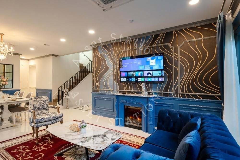 รูป บ้านเดี่ยว Nantawan Rama 9 - New Krungthepkreetha บ้านมุมตกแต่งสไตล์ฝรั่งเศส คลาสสิก เรียบหรู - รูปที่ 18/21