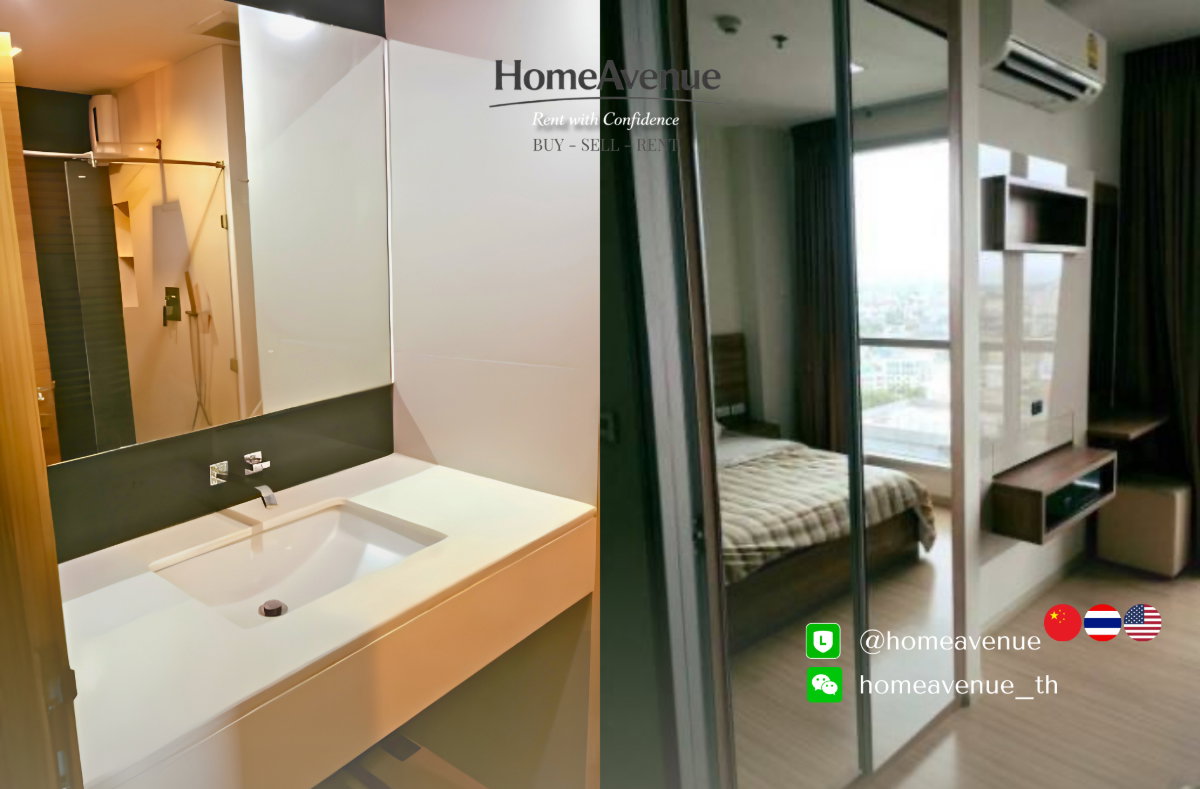 picture ✨ 1 Bedroom 🚇 Near MRT Huai Khwang💥📲 Line: @homeavenue ⭐HA-1196 - 5/5