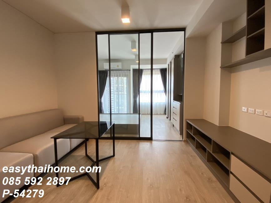 รูป P-54279 ปล่อยเช่าห้องสวย ไอดีโอ สาทร-วงเวียนใหญ่ ชั้น 12 1ห้องนอน 34ตรม. วิวเมือง ใกล้ BTS วงเวียนใหญ่ Line ID: @easythaihome 085-592-2897 - รูปที่ 6/6