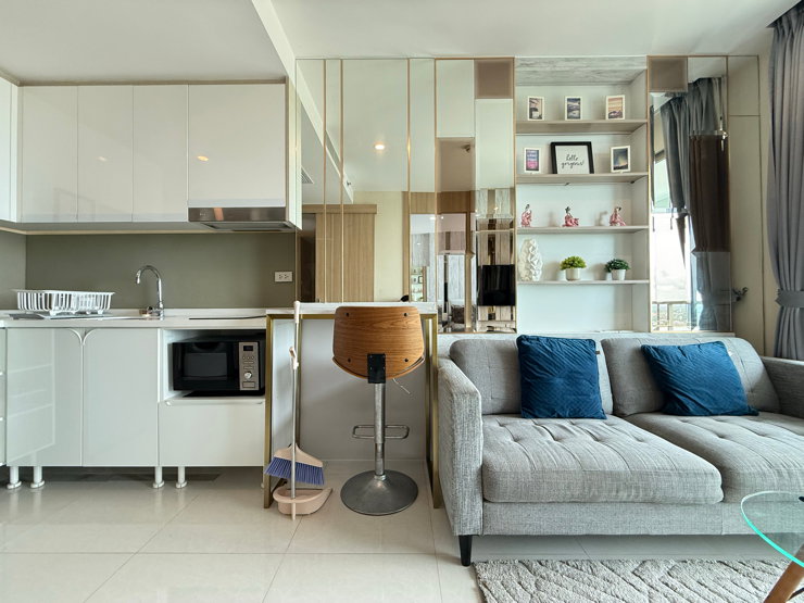 รูป ให้เช่าคอนโด จอมเทียน The Riviera Jomtien ชั้นสูง วิวเมือง เฟอร์ครบ - รูปที่ 6/10