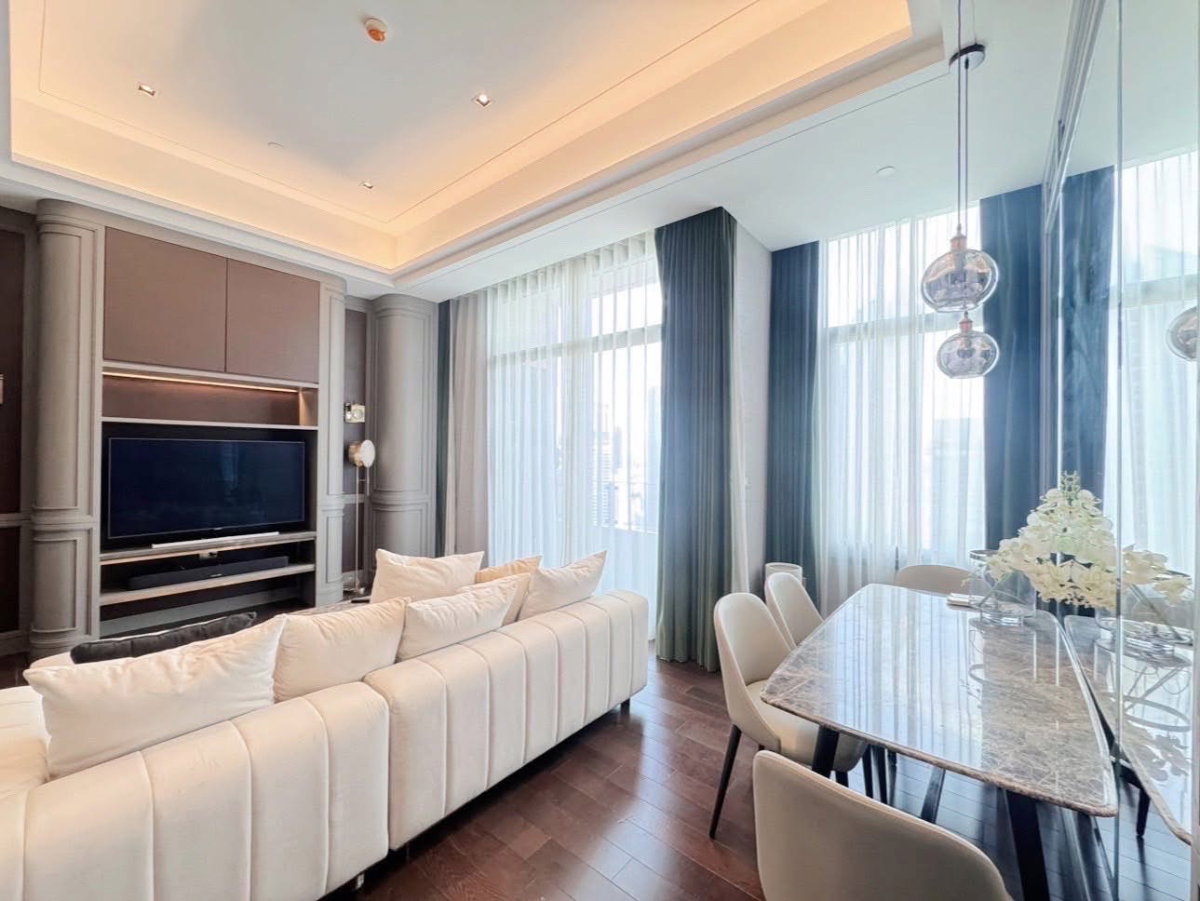 รูป 📌✅ให้เช่าคอนโด The Diplomat 39 2 นอน 2 ห้องน้ำ Living Area ‼️พร้อมอยู่✨ - รูปที่ 2/6