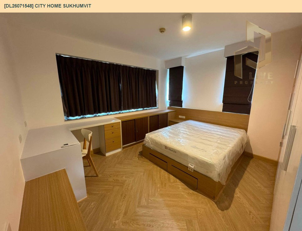 รูป DL26071548 ให้เช่าคอนโด ซิตี้ โฮม สุขุมวิท (City Home Sukhumvit) ใกล้ BTS อุดมสุข พร้อมเข้าอยู่ โทรด่วน 0614453194 LineID @952jdxxk - รูปที่ 6/10
