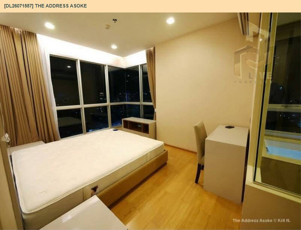 รูป DL26071557 ให้เช่าคอนโด ดิ แอดเดรส อโศก (The Address Asoke) ใกล้ MRT เพชรบุรี พร้อมเข้าอยู่ โทรด่วน 0638692663 LineID @952jdxxk - รูปที่ 7/11