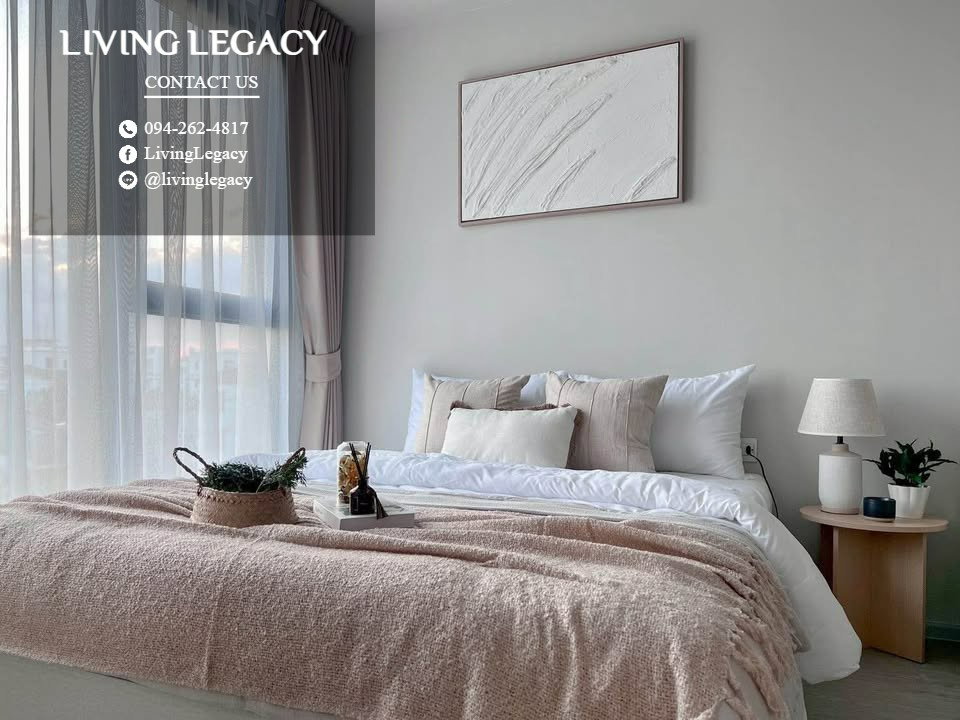 picture TIZBIN Rent Condo Atmoz Oasis Onnut 26 sq.m. | Floor 4 | 1 Bed 1 Bath | 15,000 THB/mo | LINE: @livinglegacy - 3/10