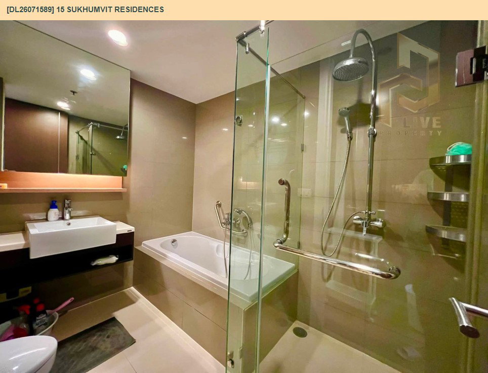รูป DL26071589 ให้เช่าคอนโด 15 สุขุมวิท เรสซิเดนซ์ (15 Sukhumvit Residences) ใกล้ BTS นานา พร้อมเข้าอยู่ โทรด่วน 0638692663 LineID @952jdxxk - รูปที่ 9/10