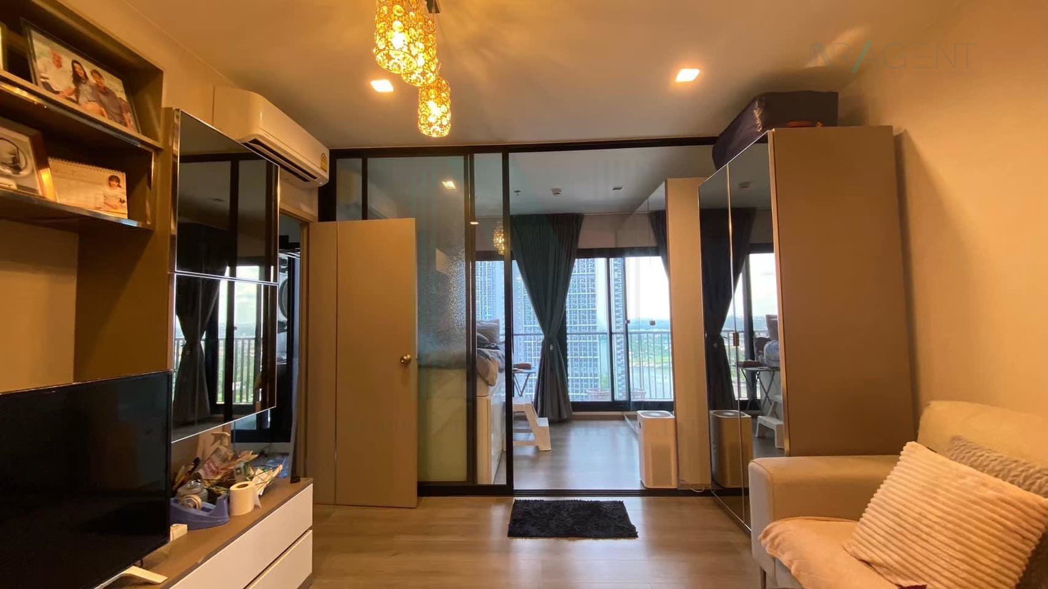 รูป 🚩 ให้เช่าคอนโด เดอะ โพลิแทน รีฟ อาคาร 1 ชั้น 35 1 ห้องนอน ขนาด 31 ตรม ใกล้ สะพานพระนั่งเกล้า - รูปที่ 4/8