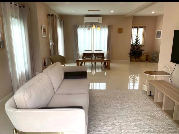 รูป ให้เช่าบ้านเดี่ยว ภัสสร บางนา–วงแหวน ใกล้ Mega Bangna | 3 ห้องนอน | พร้อมเข้าอยู่ | 50,000 บาท/เดือน - รูปที่ 2/16