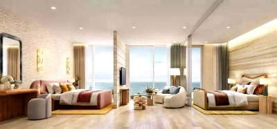 Condos for sale : PTY Residence | 1 BR Plus | 60.25 sq.m. | 17.2 MB | Ocean Front | TQ