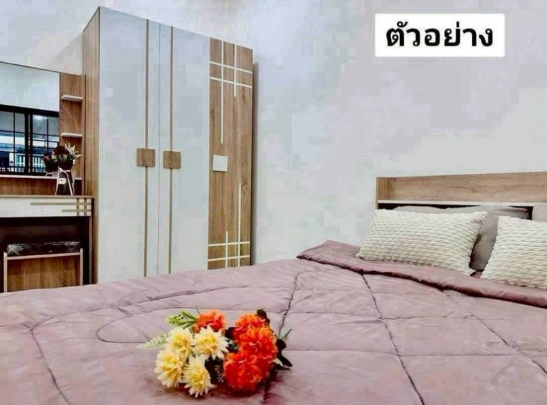 รูป ขายทาวน์เฮาส์รีโนเวทใหม่ หมู่บ้านธัญวลัย ศรีราชา ทำเลดี พร้อมอยู่ - รูปที่ 4/7