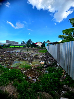 Land for sale Muang Samut Sakhon Samut Sakhon : Land for sale near the Samut Sakhon Industrial Estate, 120 square wah, Bang Krachao, Samut Sakhon, Rama 2 Road.