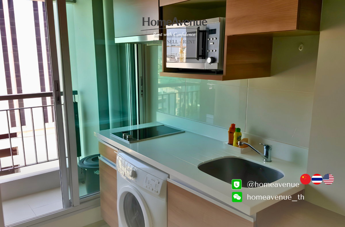 picture ✨ 1 Bedroom 🚇 Near MRT Huai Khwang💥📲 Line: @homeavenue ⭐HA-153 - 2/10