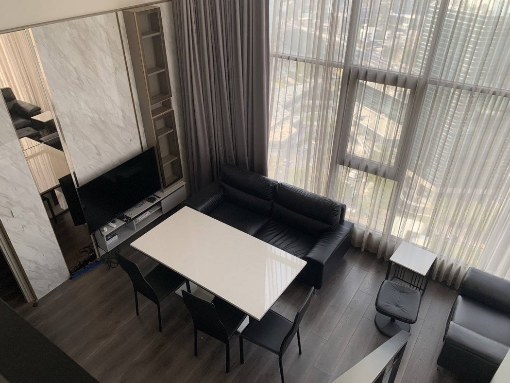 picture Condo for rent, Knightsbridge Space Ratchayothin, near BTS Phahonyothin 24, duplex, 2 floors, 80 sq m, 31st floor. - 1/9