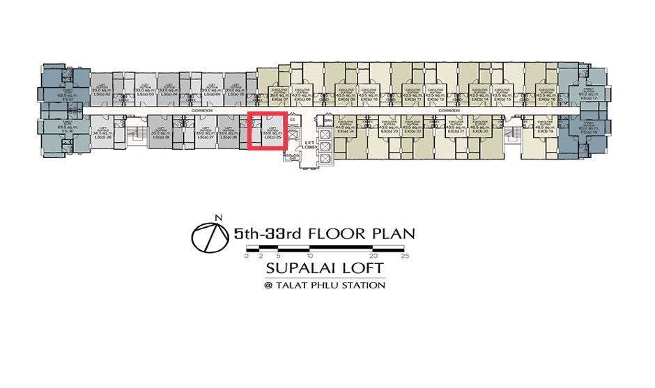 รูป คอนโด 1 ห้องนอน ขาย Supalai Loft ตลาดพูล สเตชั่น ชั้นสูง 22, 400 ม.ถึง BTS ตลาดพลู (ID 3146623) - รูปที่ 9/9