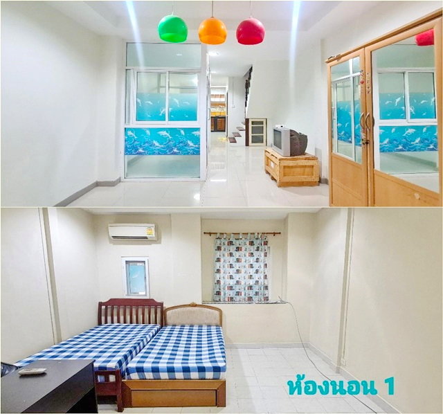 รูป แม็คโคร รามอินทรา 800 ม. สวนสยามอะเมซิ่งพาร์ค 100ม. 2 นอน ทาวน์เฮาส์ 2 ชั้น 2 น้ำ เฟอร์มาตรฐาน 16 ตร.วา.128 ตร.ม.ซ.สวนสยาม 1-9 - รูปที่ 3/8