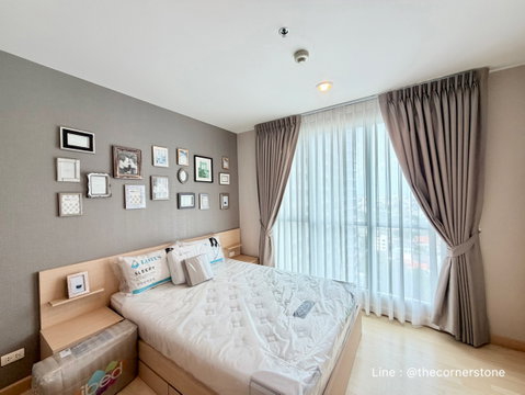 ห้องสวย เฟอร์ใหม่ ✨พร้อมเช่า❗️"𝐑𝐡𝐲𝐭𝐡𝐦 𝐑𝐚𝐭𝐜𝐡𝐚𝐝𝐚"  1 ห้องนอน วิวสระ 36 ตร.ม. ติด MRT-รัชดาภิเษก  [260744]