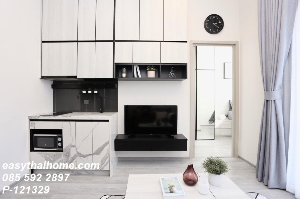 รูป P-121329 🏙️ ชั้นสูงสะใจ ชั้น 29 วิวเมืองเต็มตา! The Line สุขุมวิท 101 ห้องสวยพร้อมเข้าอยู่ เพียง 18,000/เดือน Line ID: @easythaihome 085-592-2897 - รูปที่ 4/10