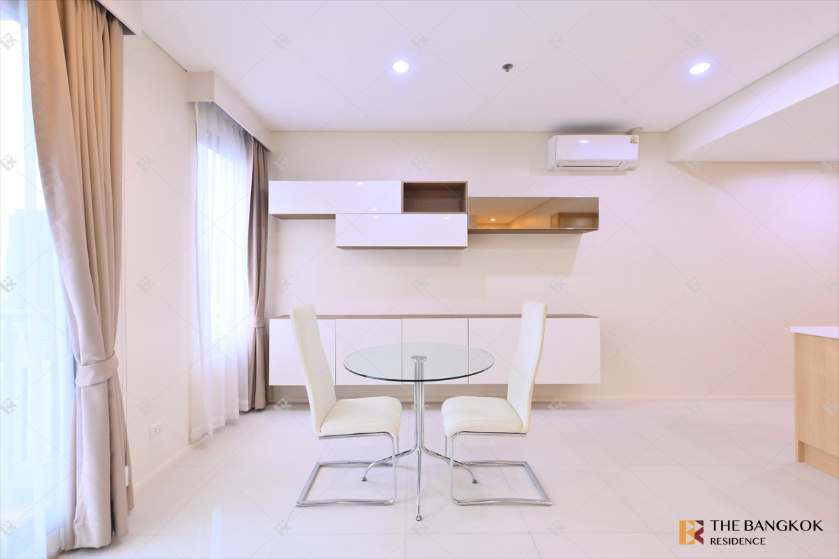 รูป เช่าคอนโด 🌃 Villa Asoke  2นอน 81ตรม 45K 💎 ห้องสวย พร้อมแอร์ใหม่ ใกล้ MRT เพชรบุรี  - รูปที่ 3/10