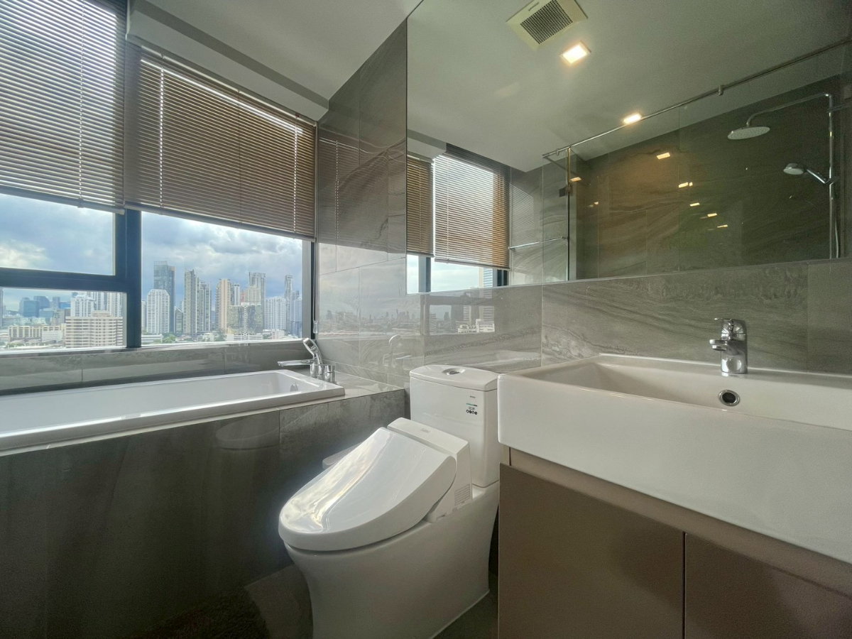 รูป 🌆 ให้เช่า: IDEO Q Sukhumvit 36 | คอนโดหรู ย่านทองหล่อ | เฟอร์ครบ พร้อมอยู่ @90condo 🌃 - รูปที่ 8/11