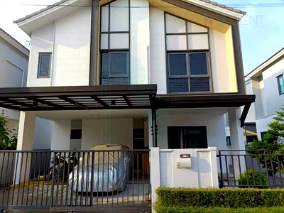 บ้านเดี่ยวให้เช่า : 📌 ให้เช่าบ้านแฝด 2 ชั้น เซนส์ บางนา-สุวรรณภูมิ 4 ห้องนอน 3 ห้องน้ำ