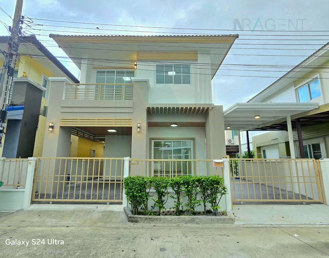 รูป 📌 ขายบ้านแฝด โครงการ วิลล่า คุณาลัย ซอยวัดลาดปลาดุก 2 ชั้น 3 ห้องนอน 2 ห้องน้ำ - รูปที่ 1/8
