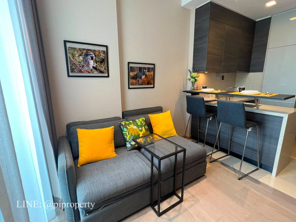 รูป ให้เช่าห้องชุด 1 ห้องนอน ตกแต่งครบครัน ที่ Esse Asoke ชั้นสูง มีเครื่องซักผ้าและเครื่องอบผ้า ทำเลดีเยี่ยม ย่านอโศก ใจกลางกรุงเทพฯ - รูปที่ 9/32