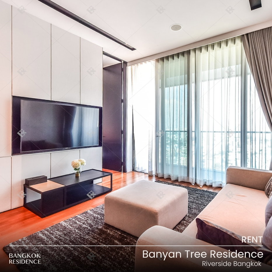 รูป เช่าคอนโด 💎 Banyan Tree Residence Riverside Bangkok 1นอน 78.55ตร.ม. 83k 💎 ยูนิตสวย ราคาพิเศษ  - รูปที่ 1/10
