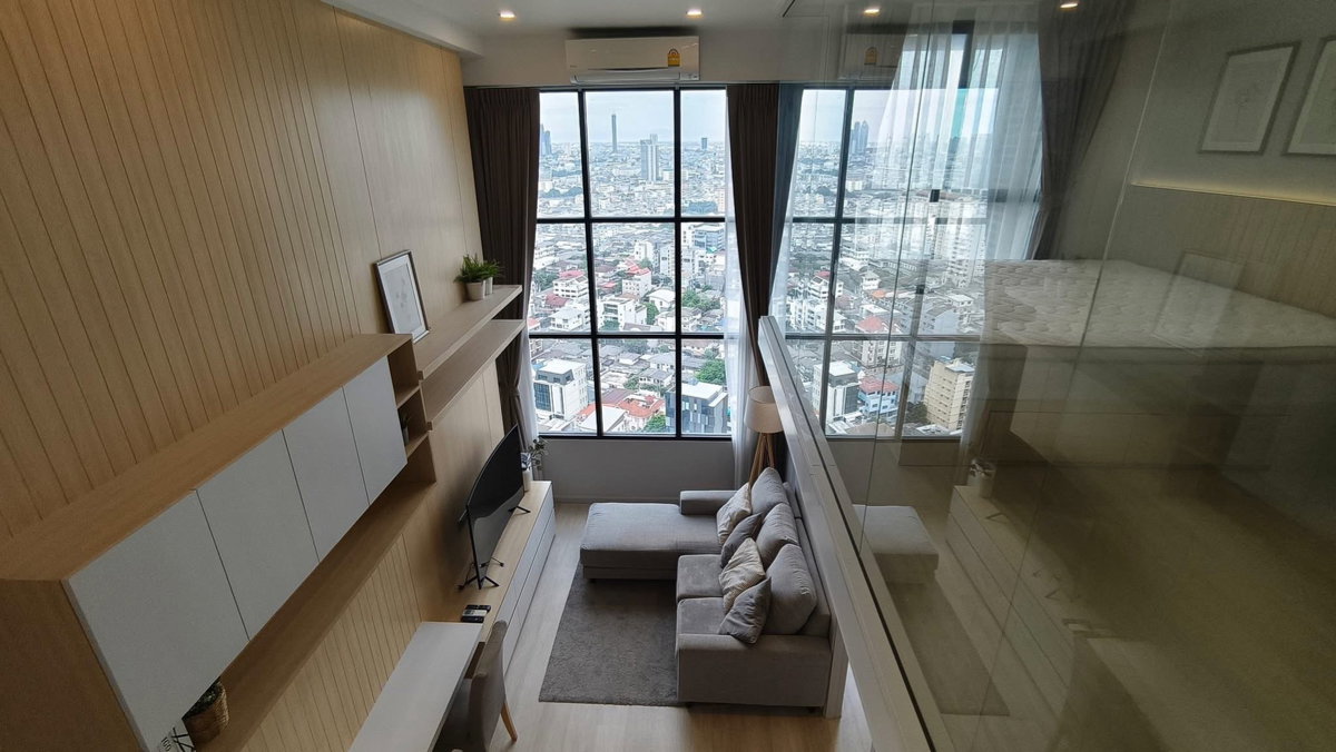 รูป ให้เช่า คอนโด Duplex 1 นอน 1 ห้องทำงานส่วนตัว @ Knightsbridge Prime Sathorn - รูปที่ 2/7