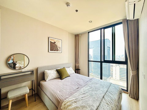 🌆 For Rent: Nue District R9 Rama 9 | Only 180 m. to MRT Rama 9 | High Floor, City View | Ready to Move In @90condo 🌃