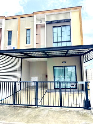 Townhouses for sale Samut Prakarn : 📌 For Sell Town house THE CONNECT SUVARNABHUMI 4 2-story 3 bedroom 2 bathroom
