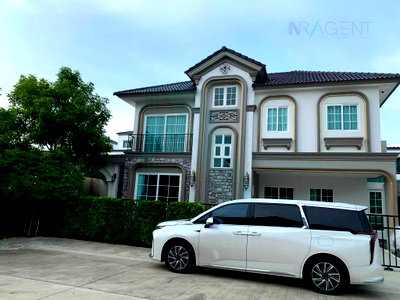 เช่าบ้านเดี่ยว นิคมบางปู(เหนือ) : 📌 ให้เช่าบ้านเดี่ยว 2 ชั้น แกรนดิโอ บางนา กม.5 5 ห้องนอน 5 ห้องน้ำ