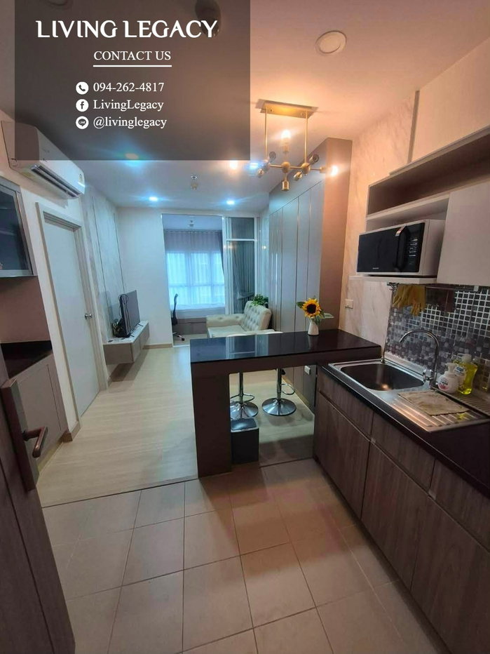 รูป TJ0SX7 เช่าด่วน คอนโด Supalai Veranda Ramkhamhaeng 43 ตร.ม. | 2 ห้องนอน | ชั้น 7 | 18,500 บาท/เดือน | LINE: @livinglegacy - รูปที่ 3/10