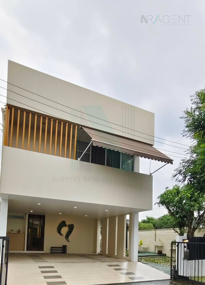 รูป 📌 ให้เช่าบ้านเดี่ยว 2 ชั้น คอร์ทยาร์ด วิลล่า พระราม 9 - วงแหวน 4 ห้องนอน 4 ห้องน้ำ - รูปที่ 1/8