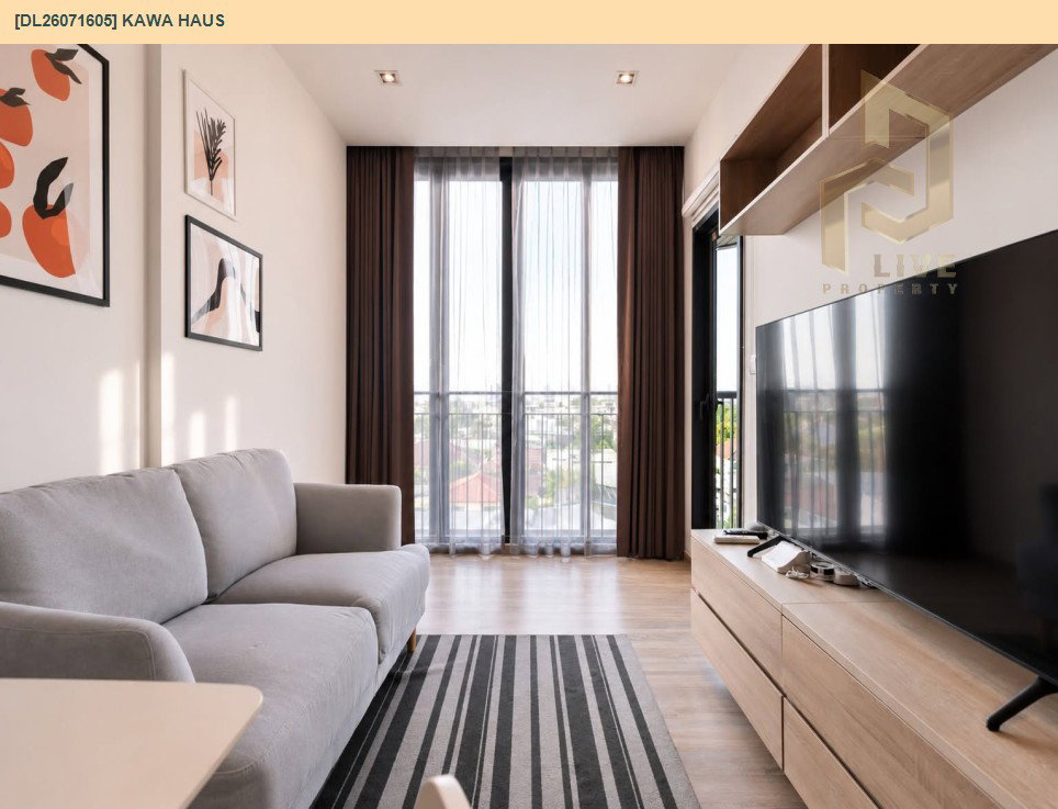 รูป DL26071605 ให้เช่าคอนโด คาวะ เฮาส์ (KAWA HAUS) ใกล้ BTS อ่อนนุช พร้อมเข้าอยู่ โทรด่วน 0614453194 LineID @952jdxxk - รูปที่ 4/6