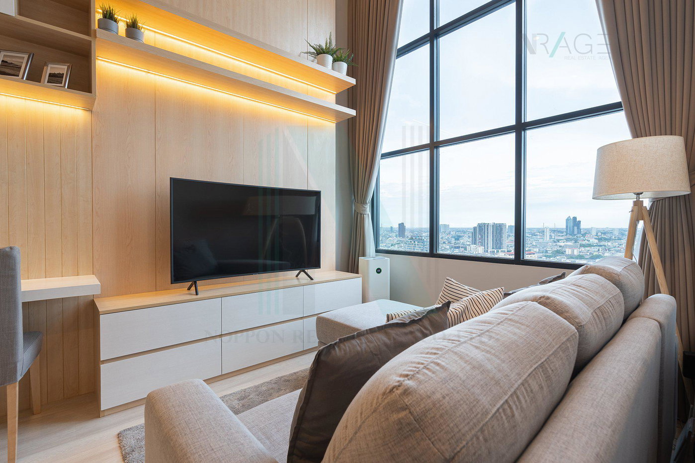 รูป 🔺 ให้เช่าคอนโด ไนท์บริดจ์ ไพร์ม สาทร อาคาร 1 ชั้น 30 Duplex ขนาด 44.00 ตรม ใกล้ Empire Tower - รูปที่ 2/8