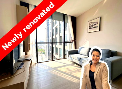 คอนโดให้เช่า : 🏙️ให้เช่าคอนโด Up Ekkamai  - ห้องใหญ่ วิวสวย วิวไม่บล็อก Recently renovated พร้อมเข้าอยู่!