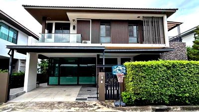 Houses for rent Prawet : 📌 For Rent 2-story House MANTHANA ONNUT - WONGWAN 3 4 bedroom 3 bathroom